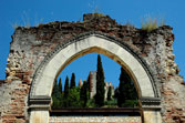 particolare all'entrata del municipio - strada del vino soave 